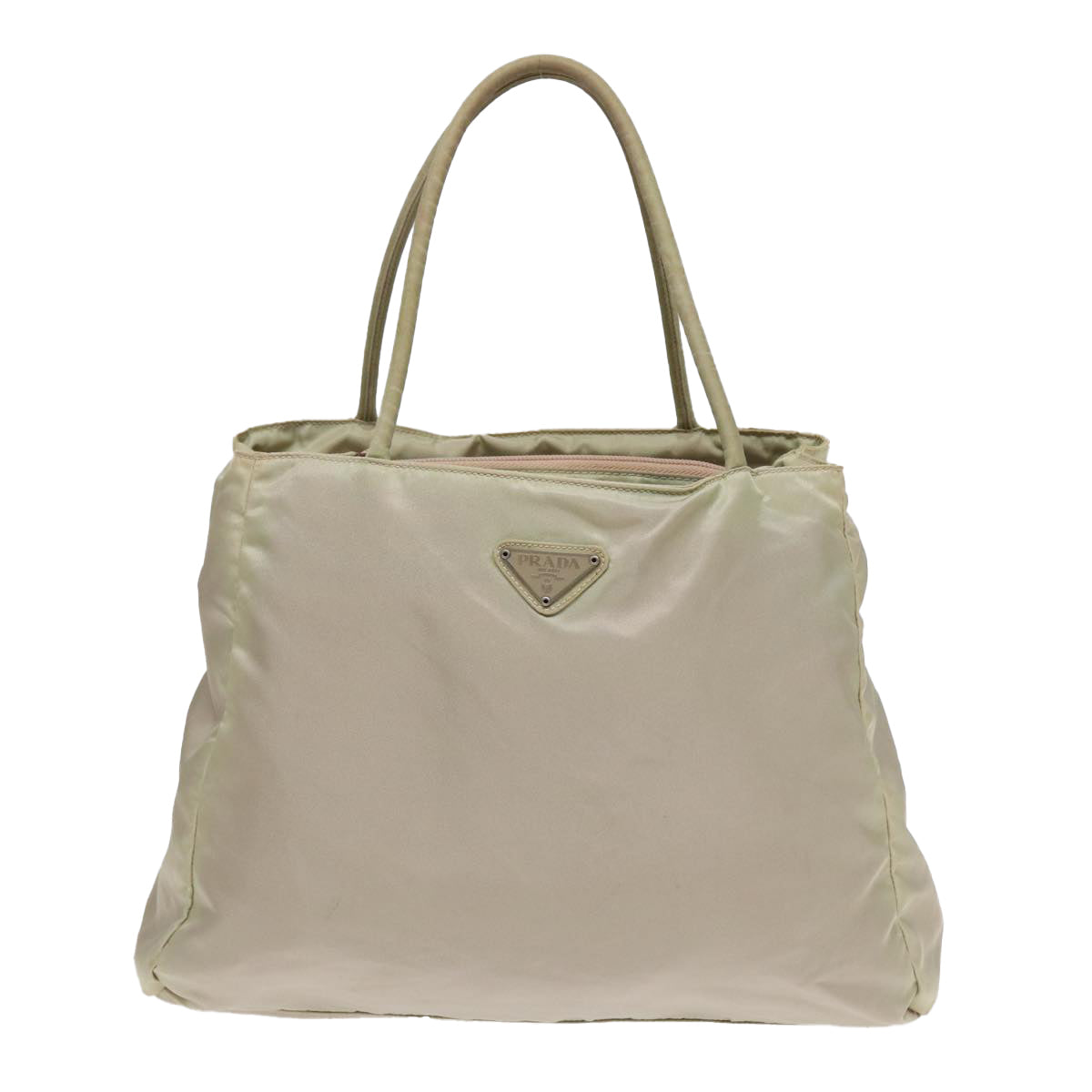 Prada Camel Synthetic Tote Bag