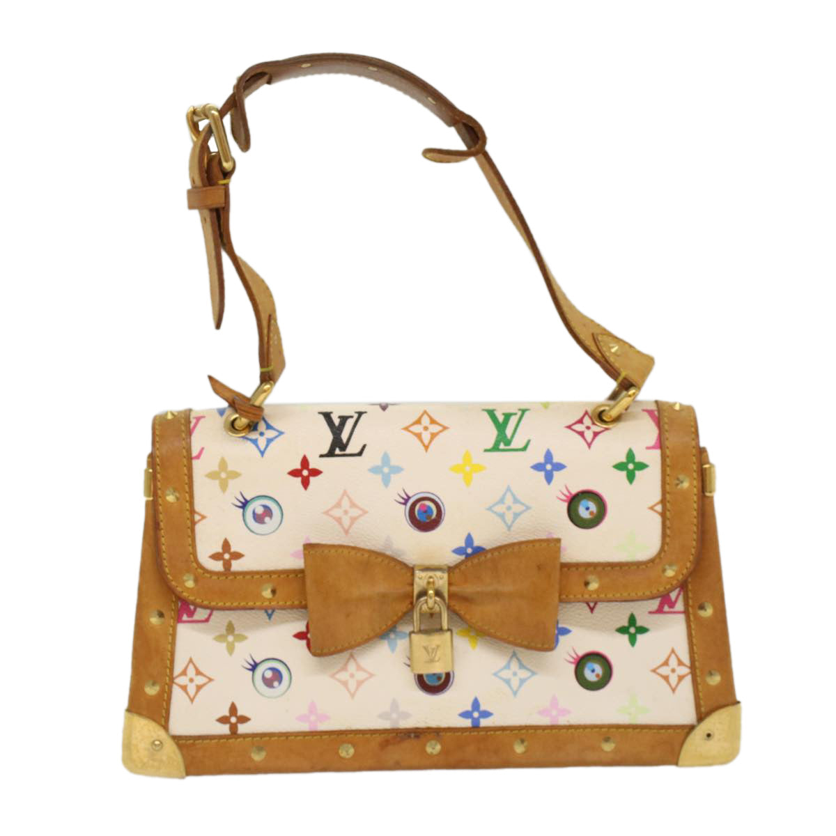 Louis Vuitton Eye Need You White Canvas Shoulder Bag