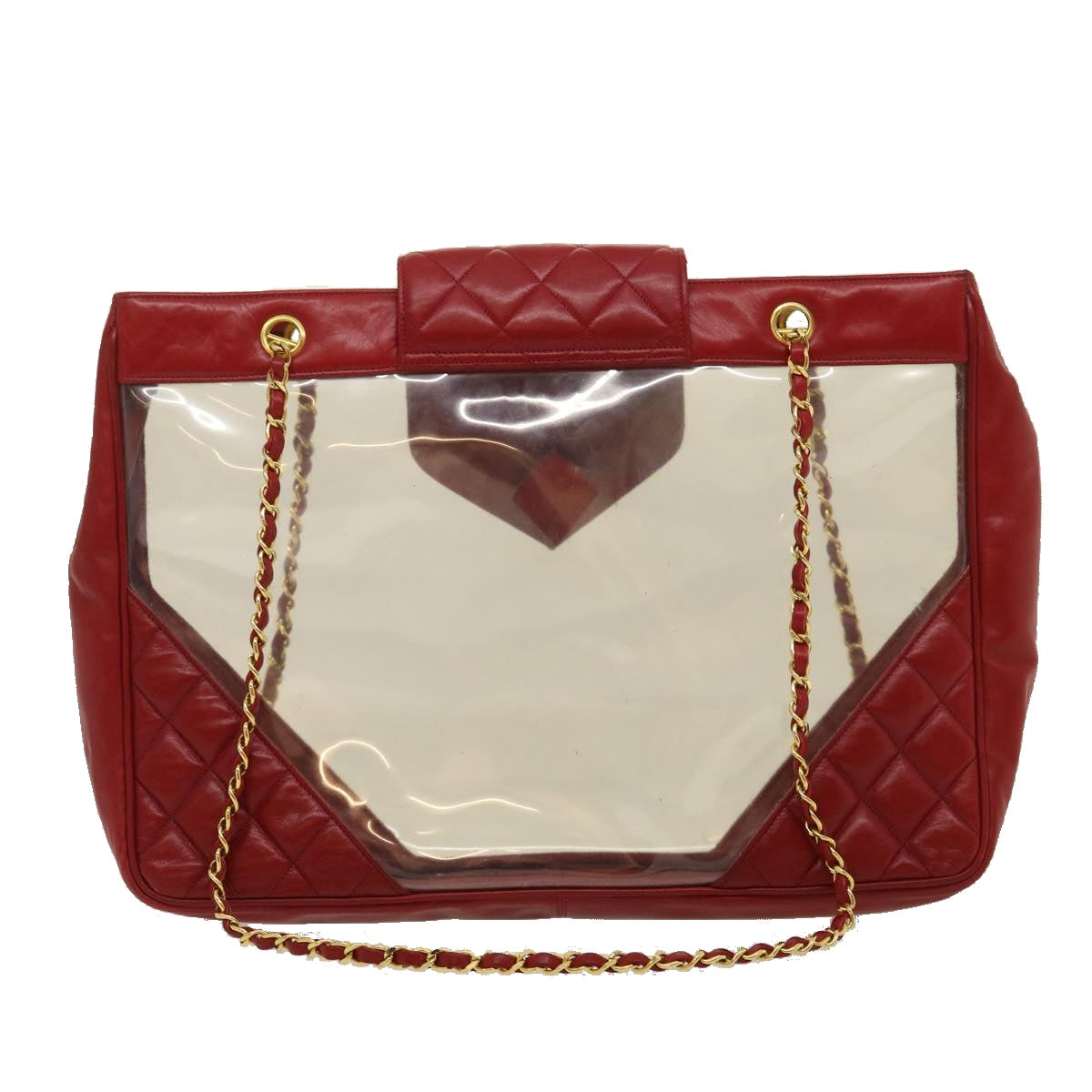 Chanel - Red Leather Handbag 