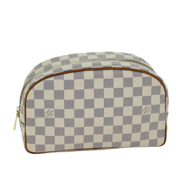 Louis Vuitton Trousse de Toilette White Canvas Clutch Bag