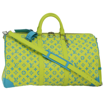 Louis Vuitton Keepall Bandouliere 50 Yellow Canvas Travel Bag