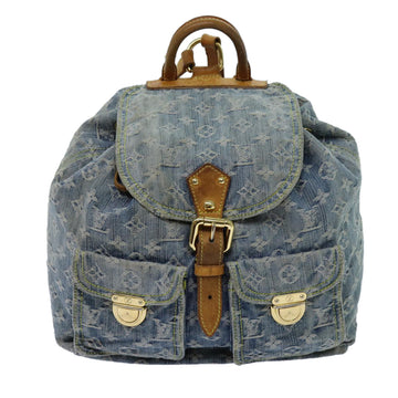 Louis Vuitton Blue Denim - Jeans Backpack Bag