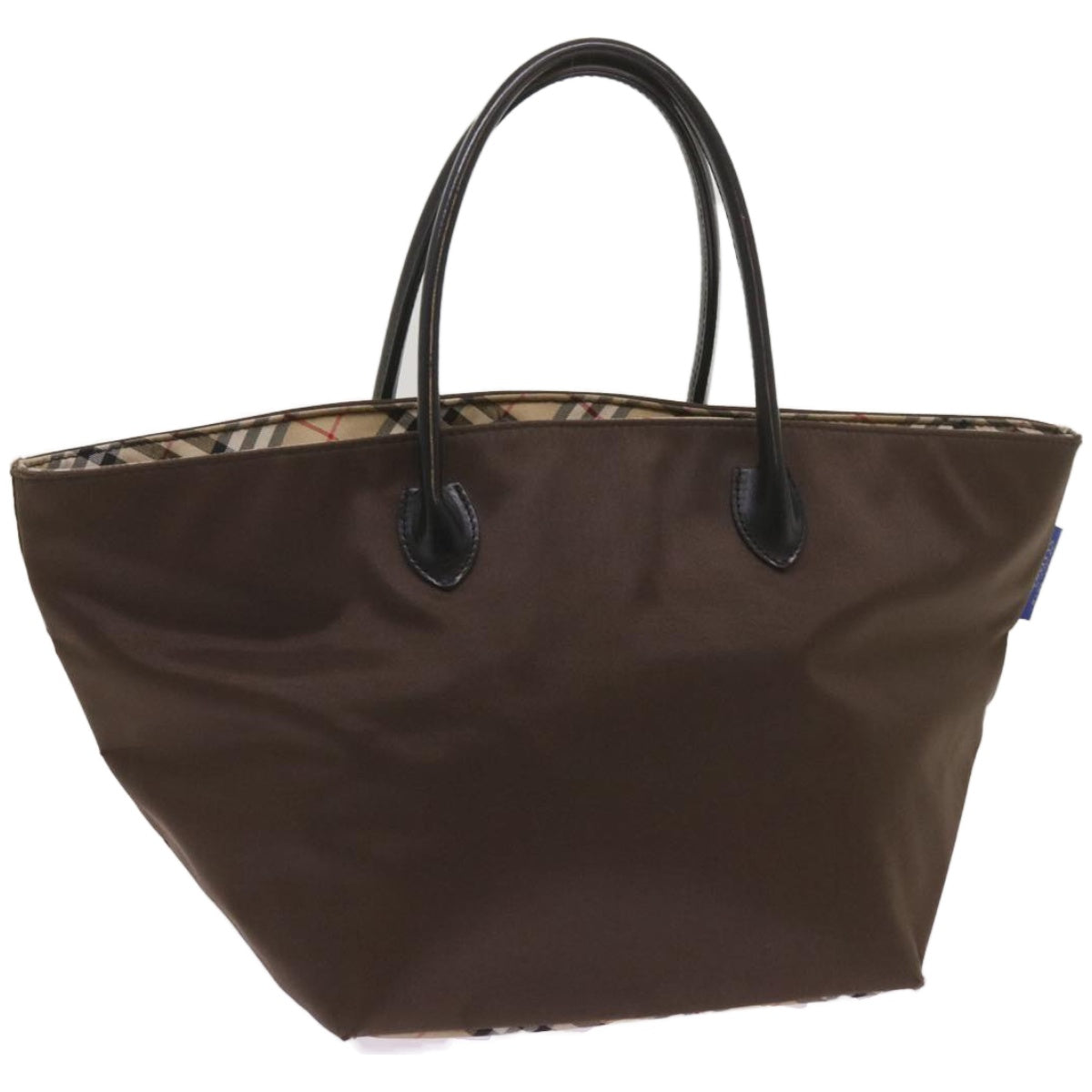 Burberry Brown Synthetic Tote Bag