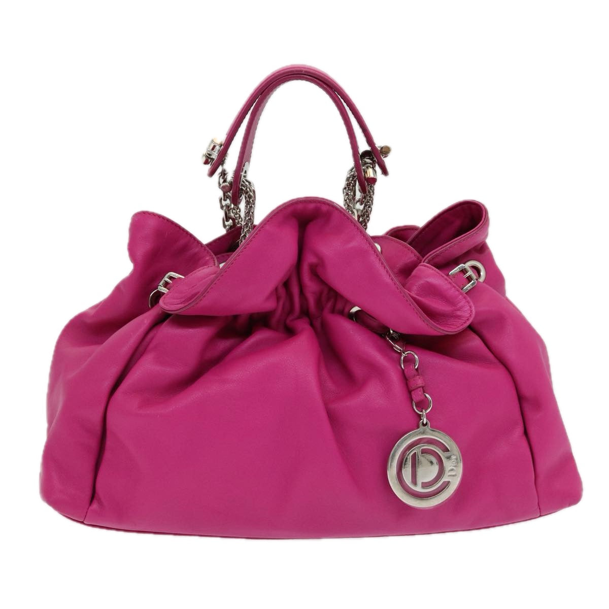 Dior Le Trente Pink Leather Handbag 