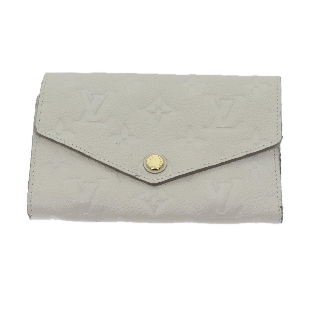 Louis Vuitton Curieuse White Leather Wallet 