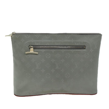 Louis Vuitton Cosmos Grey Canvas Clutch Bag