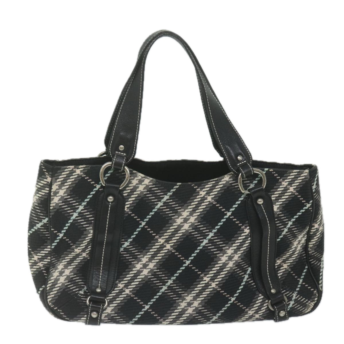 Burberry Black Canvas Tote Bag