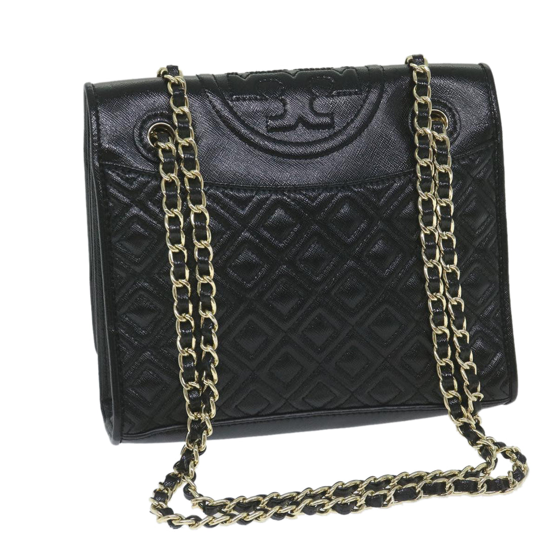 Tory Burch Black Leather Shoulder Bag