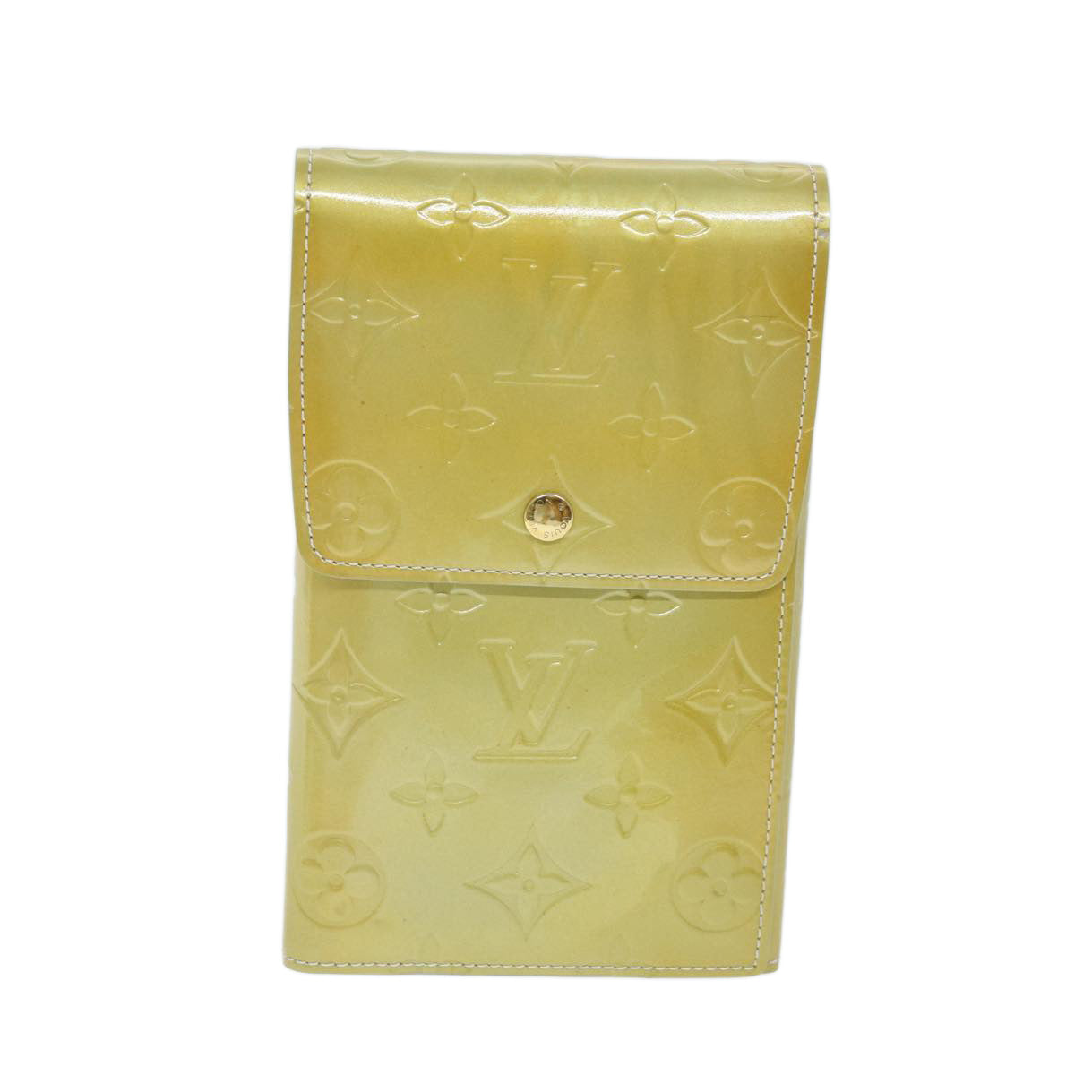 Louis Vuitton Walker Yellow Patent Leather Wallet 