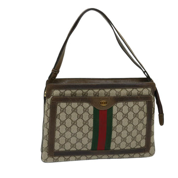 Gucci Sherry Beige Canvas Shoulder Bag