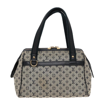 Louis Vuitton Josephine Grey Canvas Handbag 