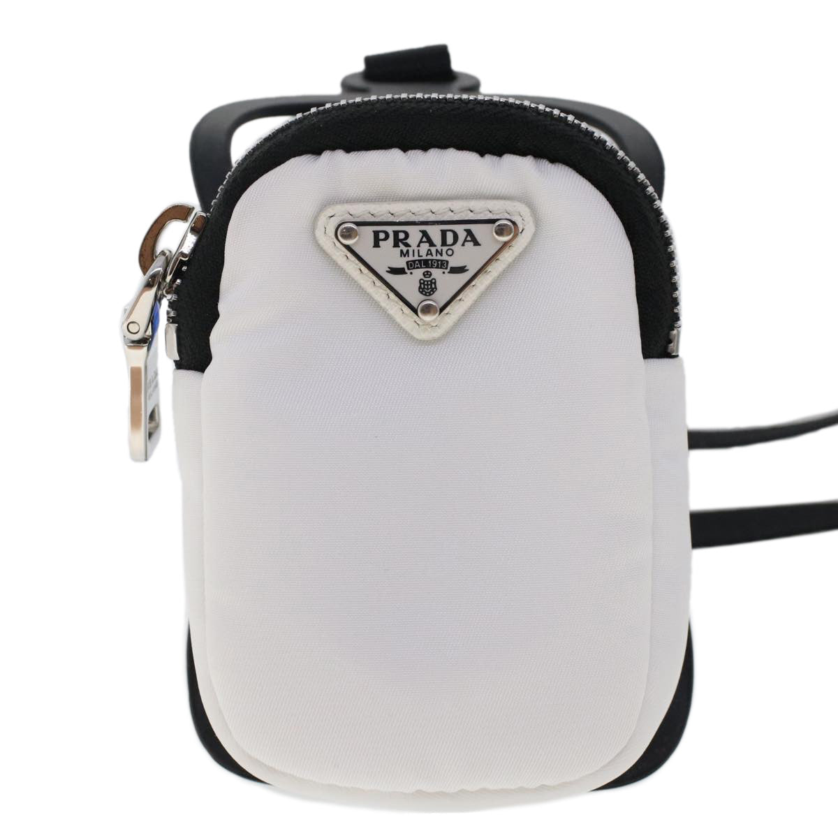 Prada White Synthetic Clutch Bag