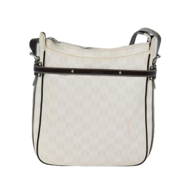 Loewe Anagram White Canvas Shoulder Bag