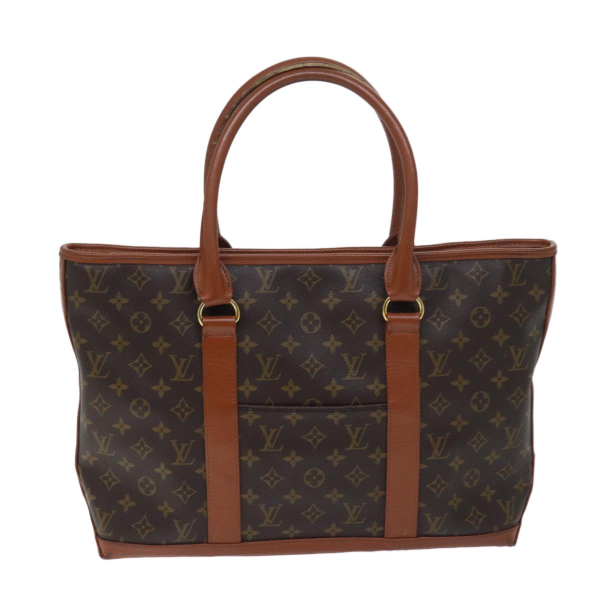 Louis Vuitton Weekend PM Blue Canvas Tote Bag