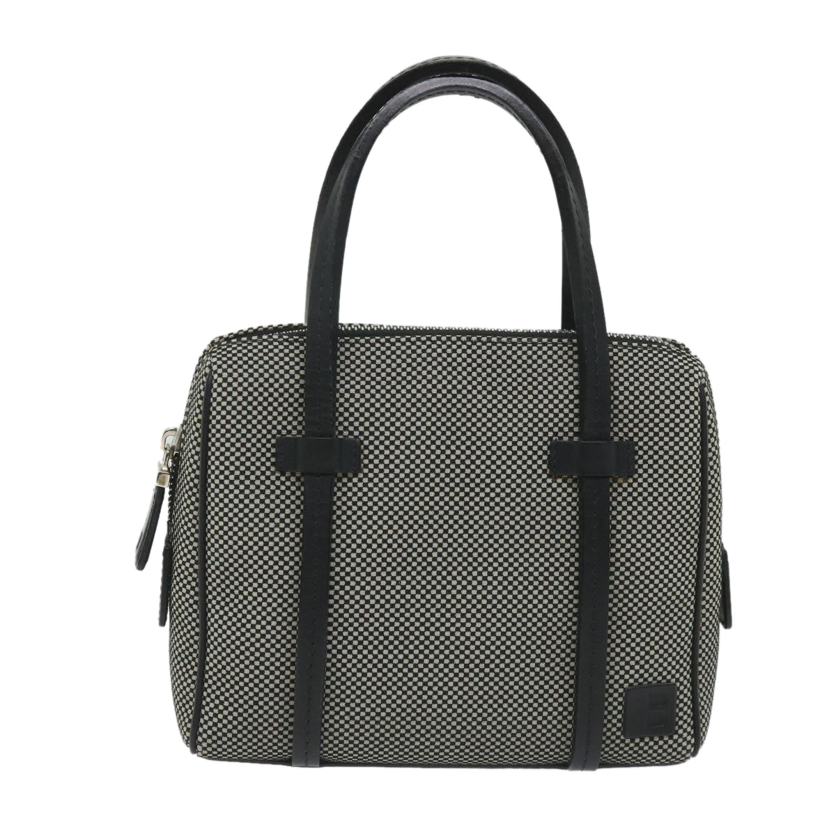 Bally Grey Canvas Handbag 