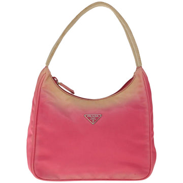 Prada Tessuto Pink Synthetic Handbag 