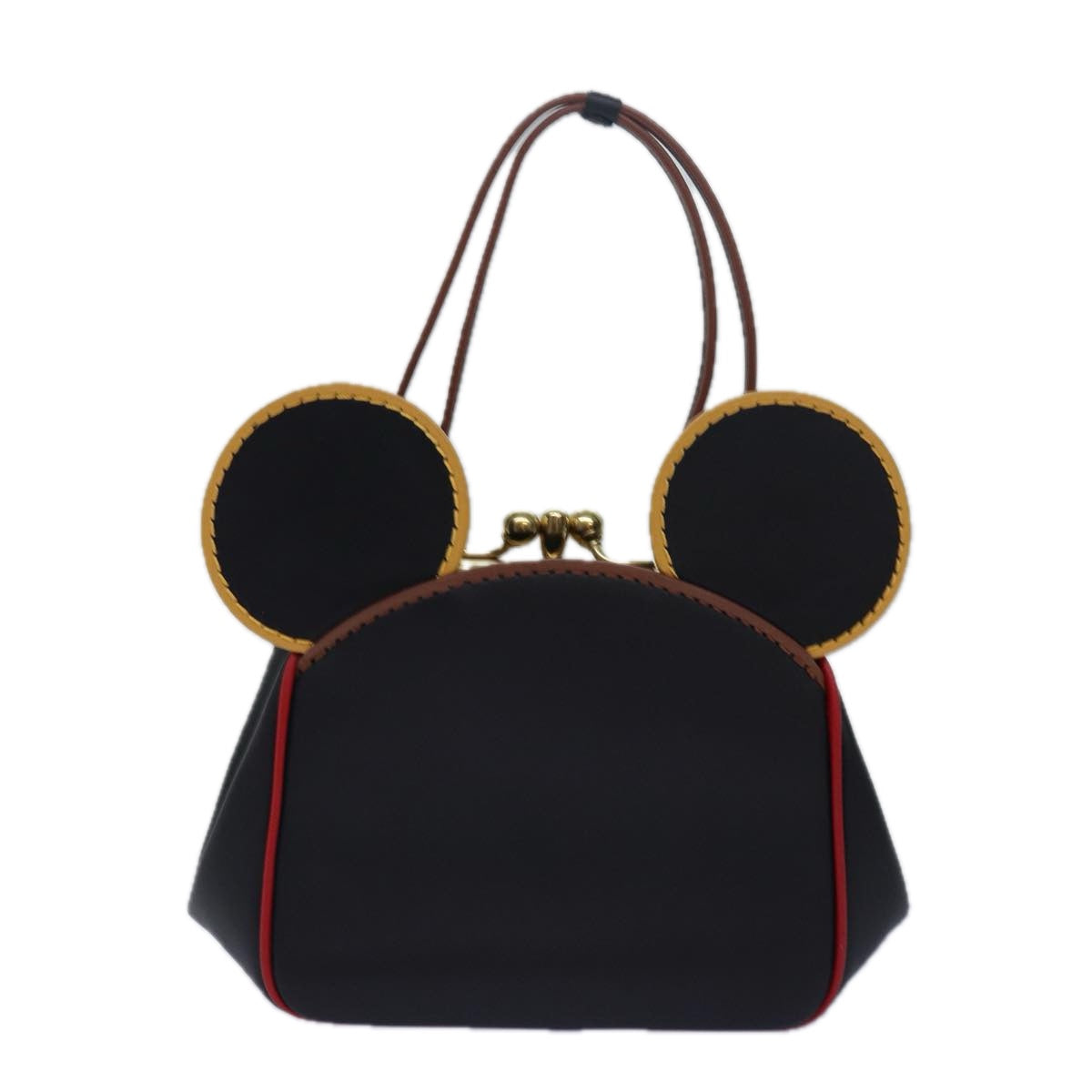 Coach Disney Collection Black Leather Shoulder Bag