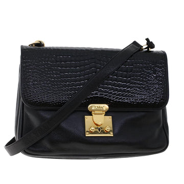 Bally Black Patent Leather Shoulder Bag