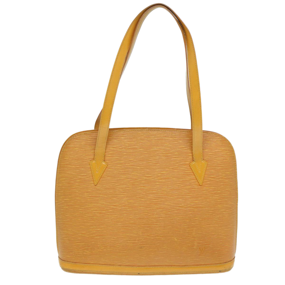 Louis Vuitton Lussac Yellow Leather Shoulder Bag