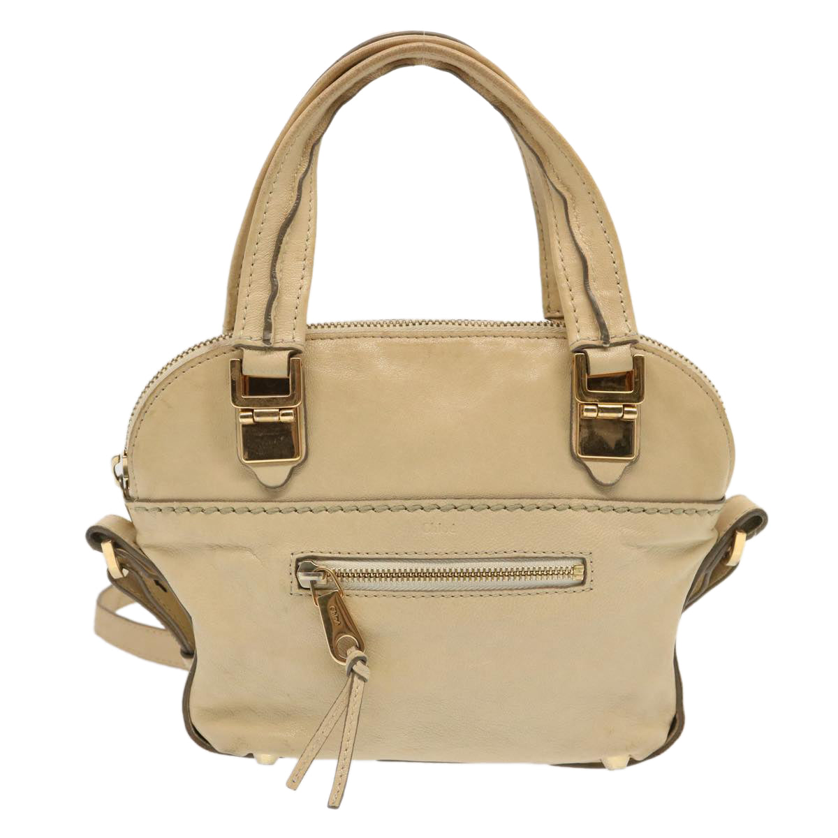 Chloé Edith Beige Leather Handbag 