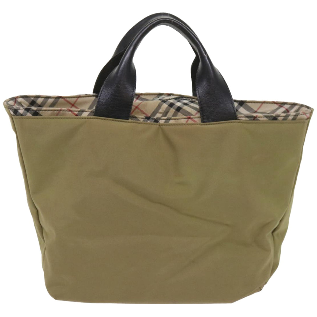 Burberry Khaki Synthetic Handbag 