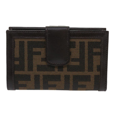 Fendi Zucca Beige Canvas Wallet 