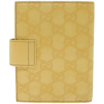 Gucci Couverture agenda Yellow Leather Wallet 