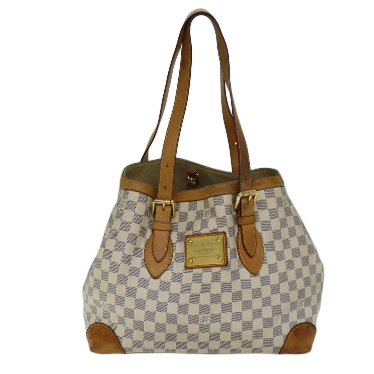 Louis Vuitton Hampstead Beige Canvas Tote Bag