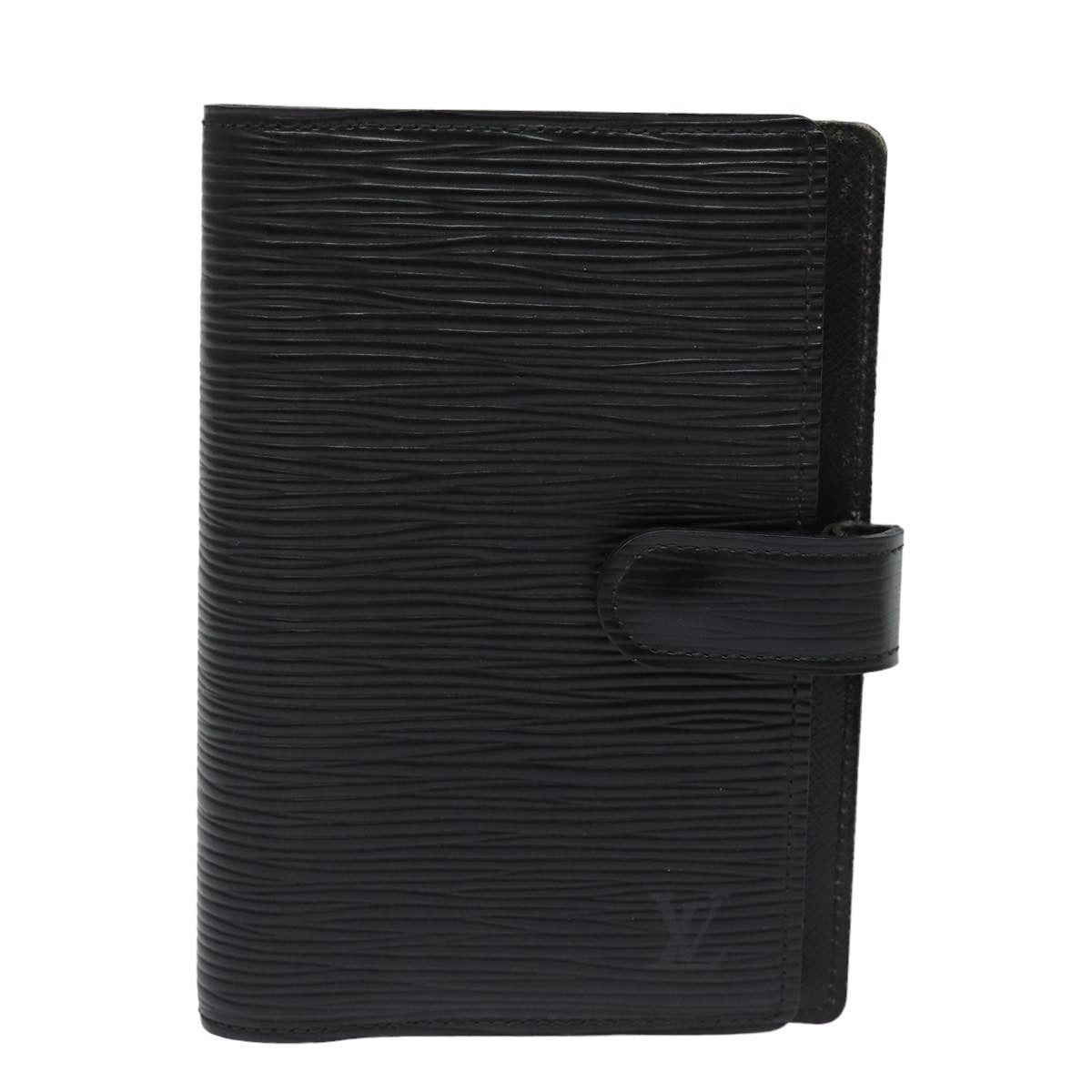 Louis Vuitton Couverture agenda de bureau Black Leather Wallet 