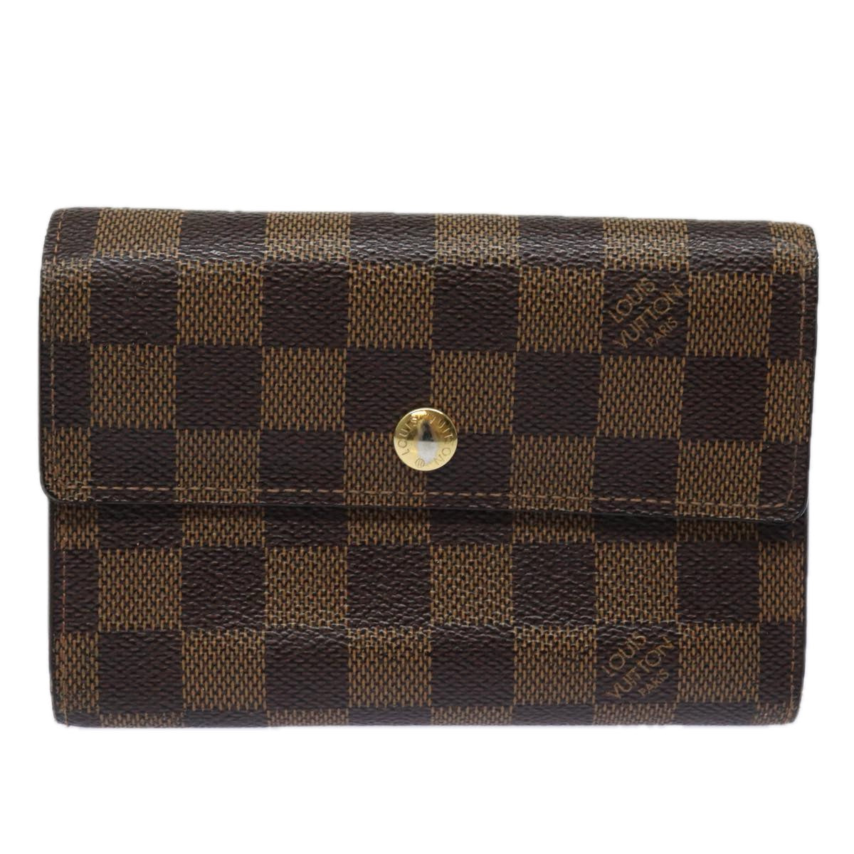 Louis Vuitton Alexandra Brown Canvas Wallet 