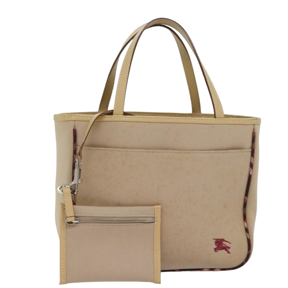 Burberry Nova Check Beige Canvas Handbag 