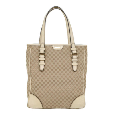 Céline Macadam Beige Canvas Tote Bag