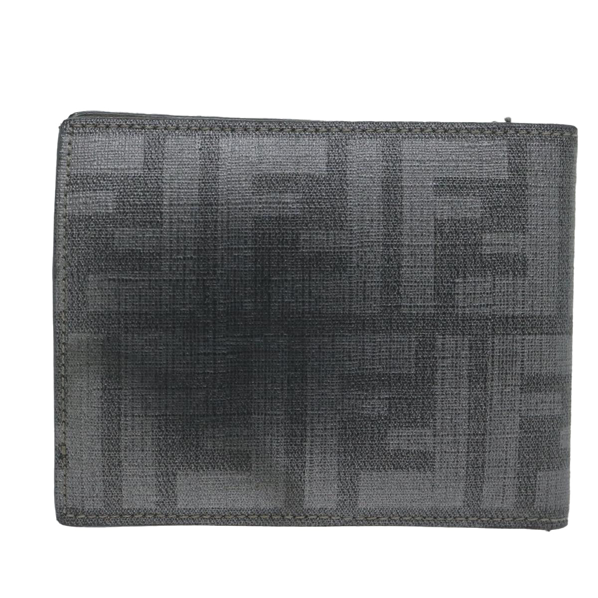 Fendi Zucca Grey Canvas Wallet 