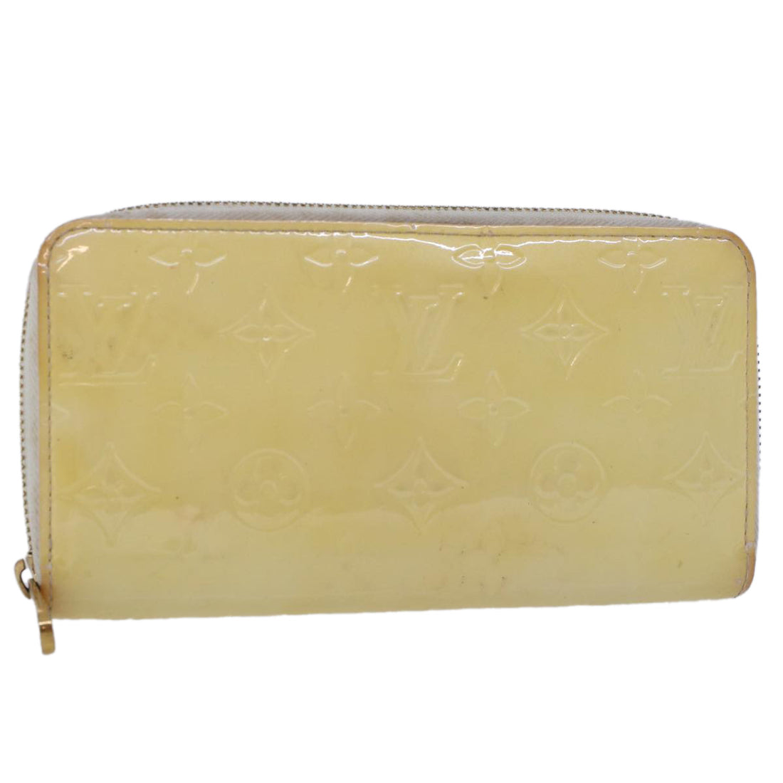 Louis Vuitton Zippy wallet Yellow Patent Leather Wallet 