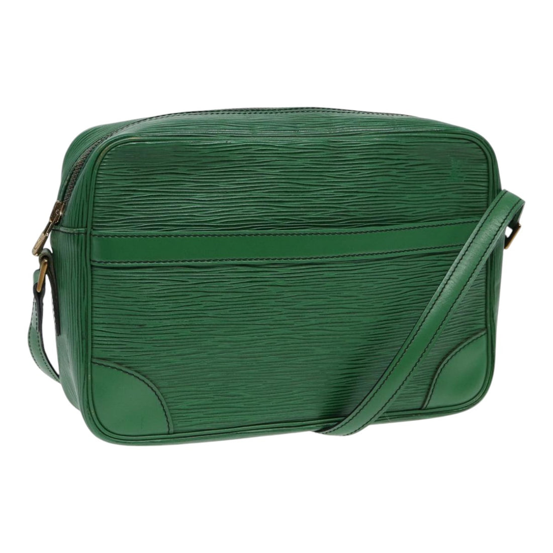 Louis Vuitton Trocadero 23 Green Leather Shoulder Bag