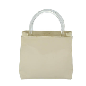 Prada White Leather Handbag 