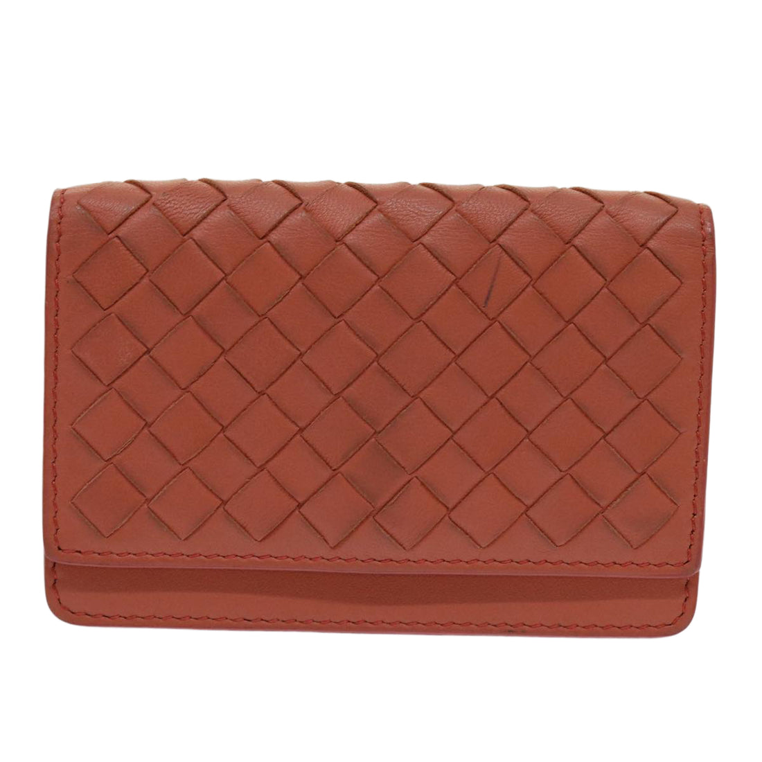 Bottega Veneta Intrecciato Pink Leather Wallet 