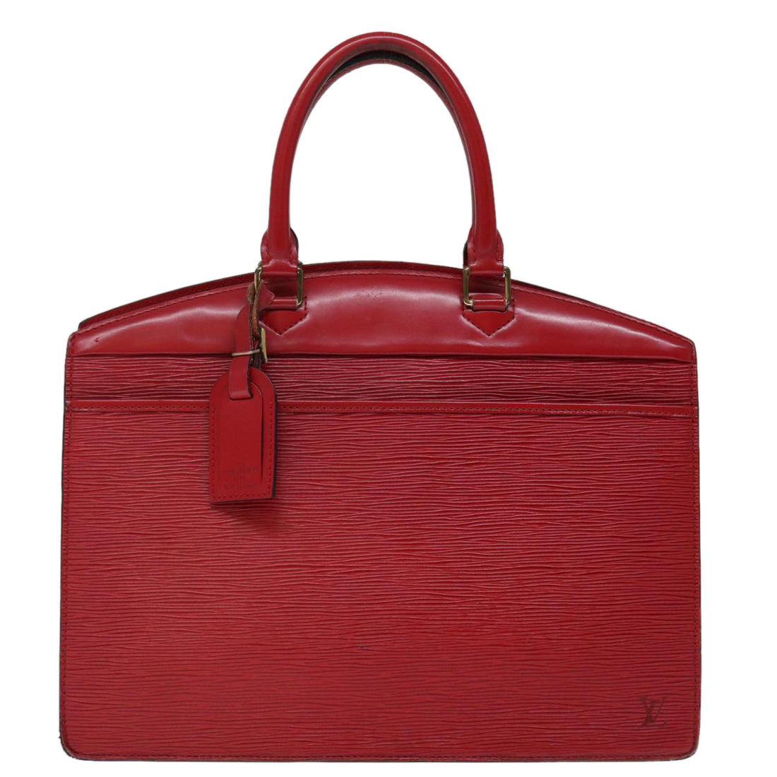 Louis Vuitton Riviera Red Leather Handbag 