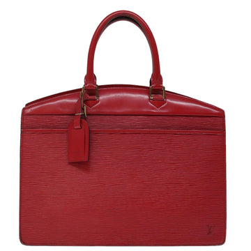 Louis Vuitton Riviera Red Leather Handbag 