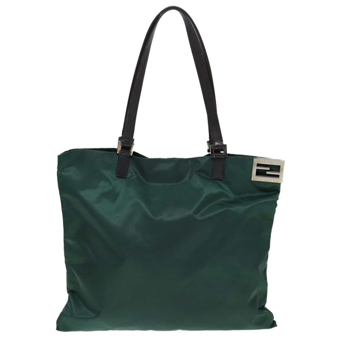 Fendi Shopper bag Green Synthetic Tote Bag