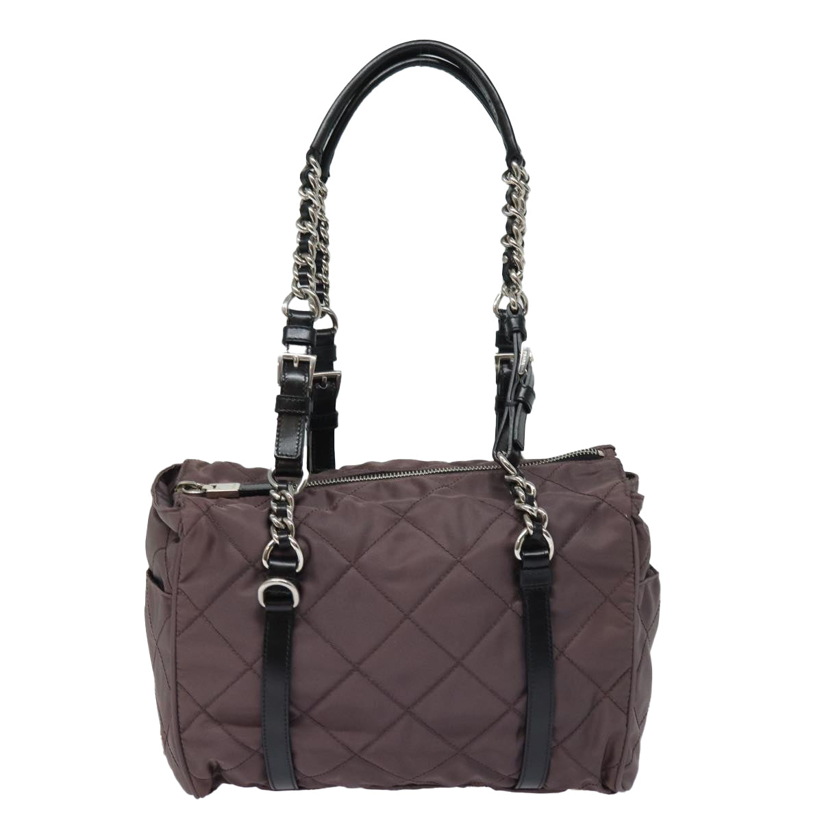 Prada Tessuto Purple Synthetic Shoulder Bag