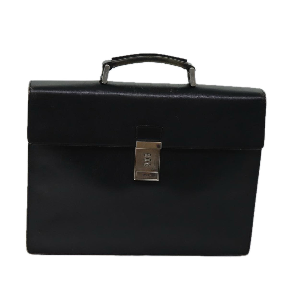 Prada Midollino Black Leather Handbag 