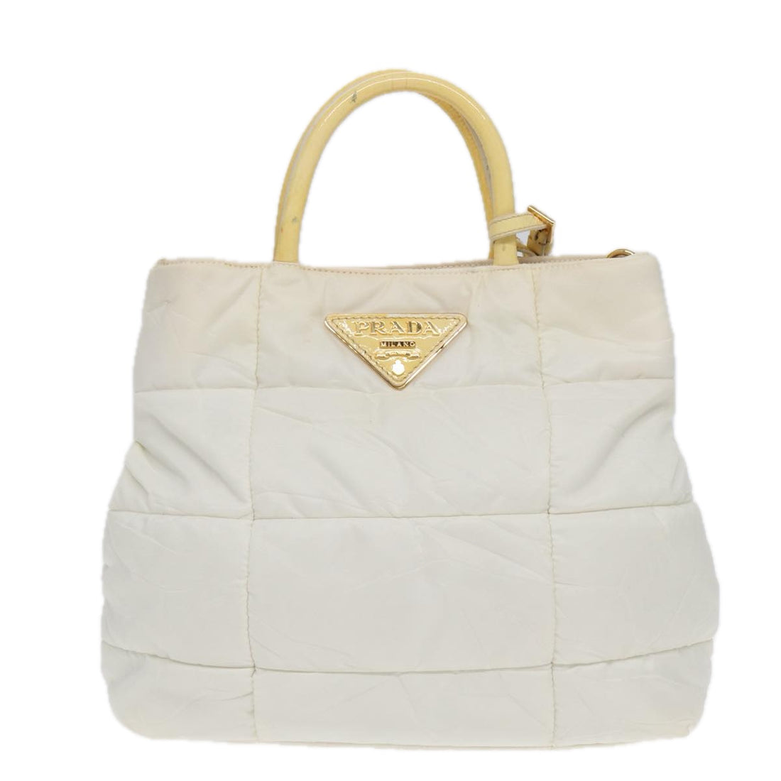 Prada White Synthetic Handbag 