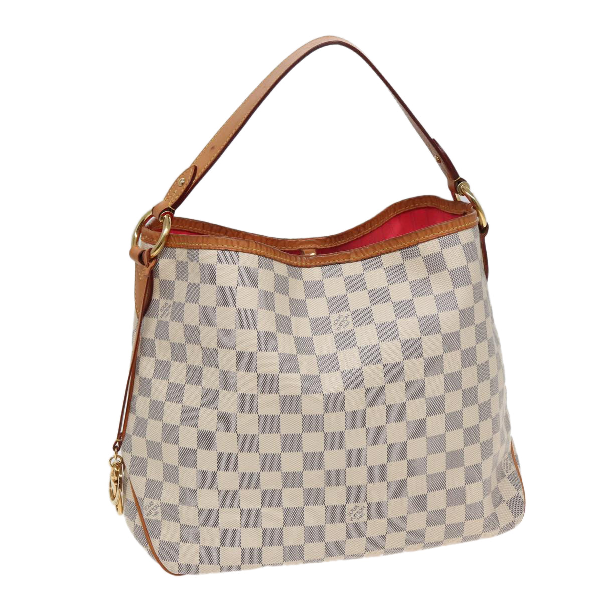 Louis Vuitton Delightful White Canvas Shoulder Bag