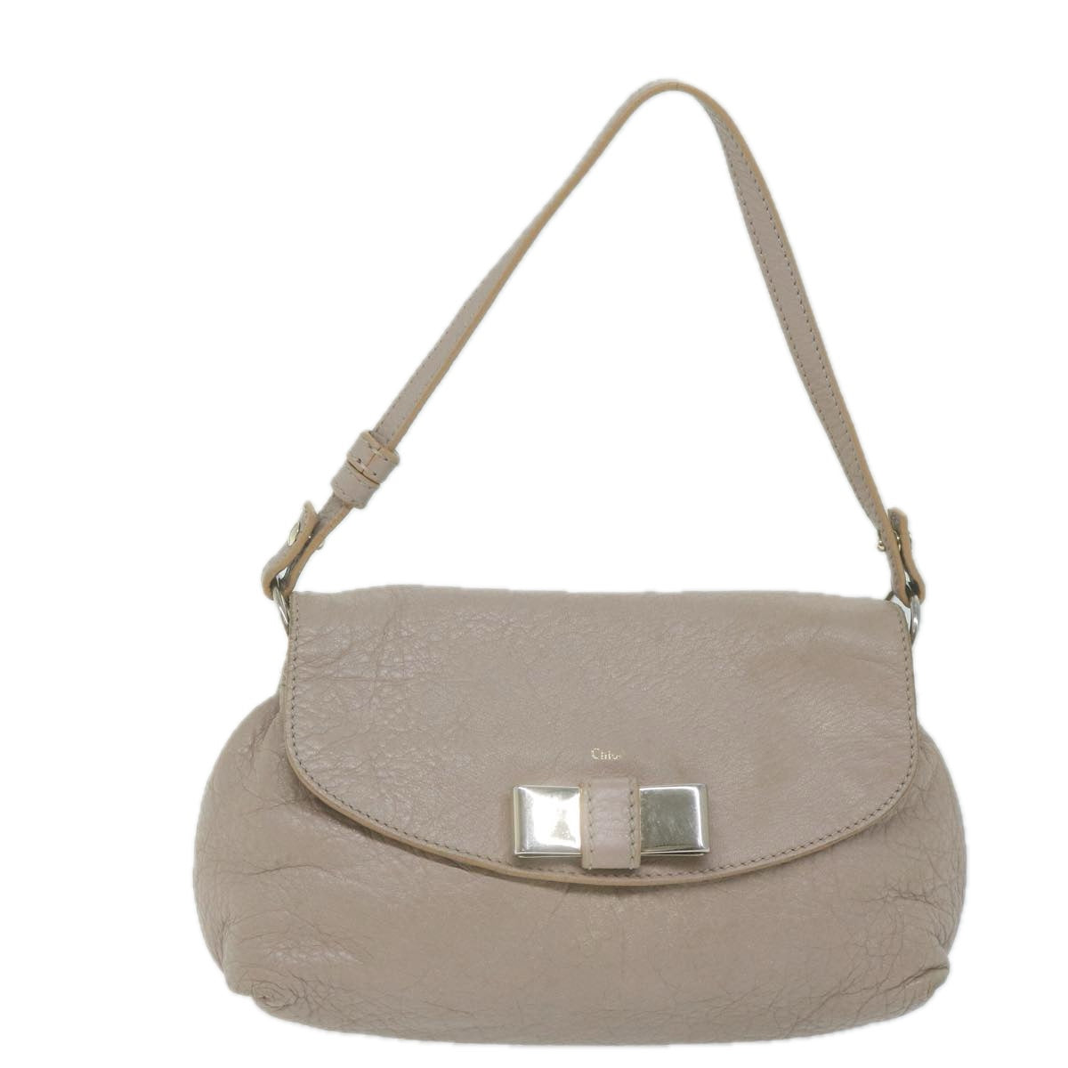 Chloé Beige Leather Shoulder Bag