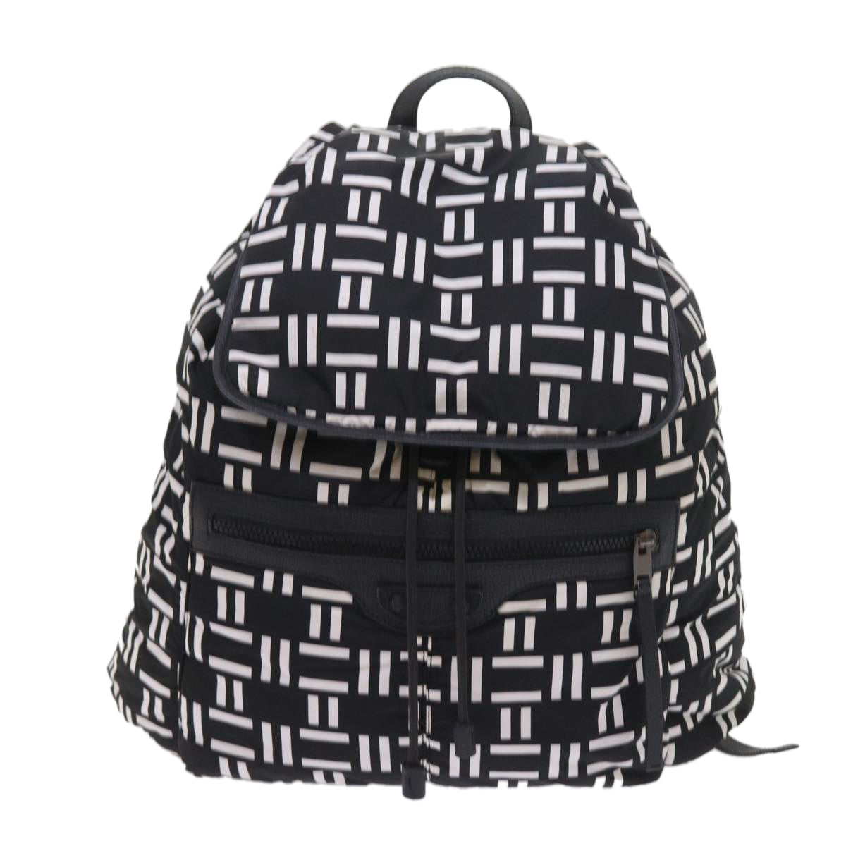 Balenciaga Black Synthetic Backpack Bag