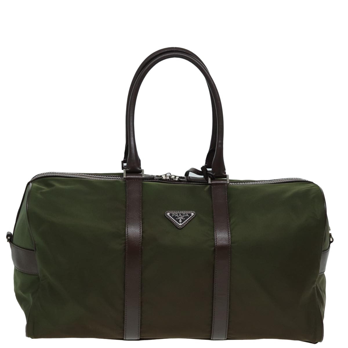 Prada Tessuto Green Synthetic Travel Bag