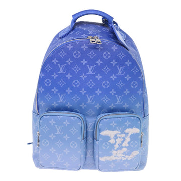 Louis Vuitton Blue Canvas Backpack Bag