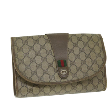 Gucci Beige Canvas Clutch Bag