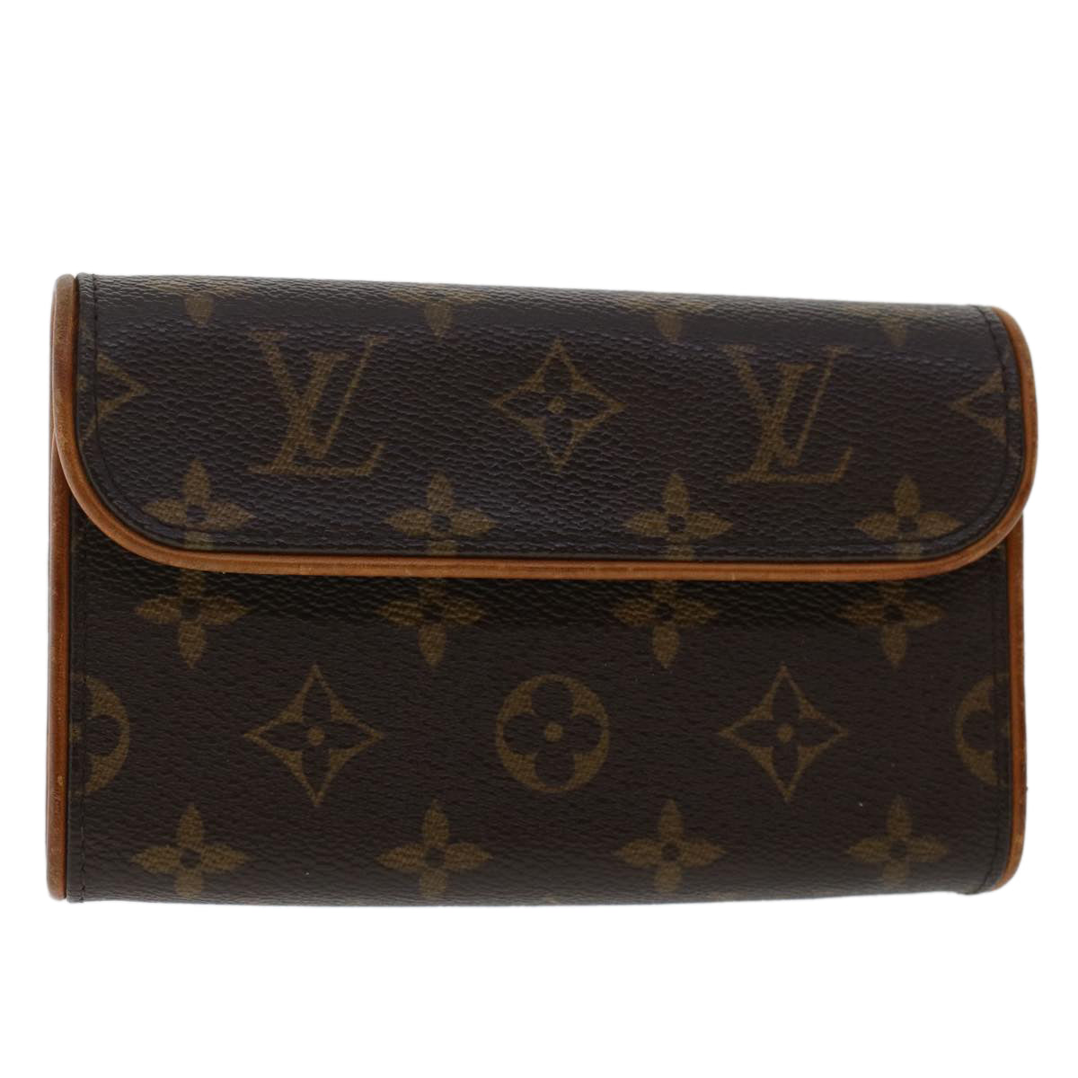 Louis Vuitton Florentine Brown Canvas Shoulder Bag